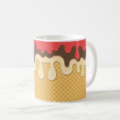 Eiscreme trinken Kaffee Tasse, Cup Kaffeetasse (VorderseiteRechts)