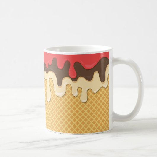 Eiscreme trinken Kaffee Tasse, Cup Kaffeetasse (Rechts)