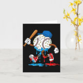 Eiscreme-Tropf-Baseball-Sts-Baseball-Lifestyle-Jun Karte (Gelbe Blume)