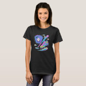 Eiscreme-Tropf-Baseball-Zeug Baseball Männer Junge T-Shirt (Vorne ganz)
