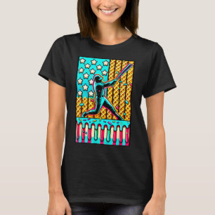 Eiscreme-Tropf Bysebyll Zeug Tropf Für Jungen Amer T-Shirt