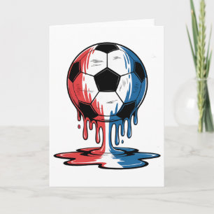 Eiscreme-Tropf-Fußball 4. Juli Jungen Kinder Fußll Karte
