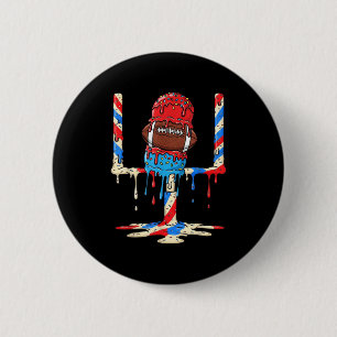Eiscreme-Tropf-Fußball-Torpfosten Fußball-Tropf Pa Button