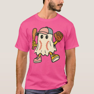 Eiscreme-Tropf-Geist-Baseball-Flecken Baseball-Tro T-Shirt