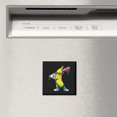 Eiscreme-Tropf-Grafik lustiges Farbsplash-Design Magnet (In Situ (Geschirrspüler))