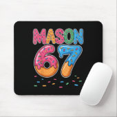 Eiscreme-Tropf-Mason Six Seven 6 7 Gen-Alpha-Slang Mousepad (Mit Mouse)