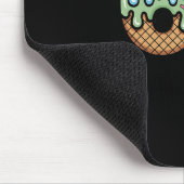 Eiscreme-Tropf-Meme Lustig Sechs Sieben 67 Geschen Mousepad (Ecke)