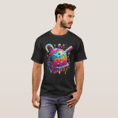 Eiscreme-Tropfen Baseball Stuff Baseball Ball Drip T-Shirt (Vorne ganz)