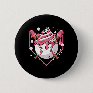 Eiscreme-Tropfen Bysebyll Zeug Shirt Zeug Bysebyll Button