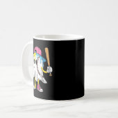 Eiscreme Tropfen Ghost Baseball Spots Baseball Tro Kaffeetasse (Vorderseite Links)