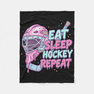 Eiscreme-Tropfen-Hockey-Torwart-Maske-Essen-Schlaf Fleecedecke