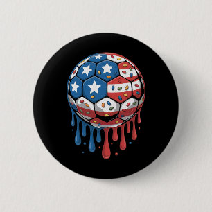 Eiscreme-Tropfen Männer Frauen Spiel Amerikanisch Button