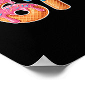 Eiscreme-Tropfen Six Seven 6 7 Meme 67  Poster (Ecke)