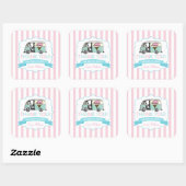 Eiscreme Truck Danke Stickers (Blatt)