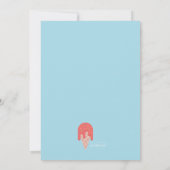 Eiscreme Truck Geburtstagspartei Einladung (Rückseite)