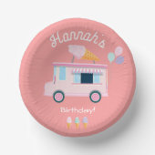 Eiscreme Truck Geburtstagspartei Pappteller (Vorderseite)