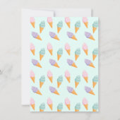 Eiscreme Truck Geburtstagsparty Einladung (Rückseite)