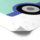 Eiscreme Truck Geburtstagszeichen Poster (Ecke)