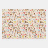 Eiscreme Truck Geschenkwrap Geschenkpapier Set (Vorderseite 2)