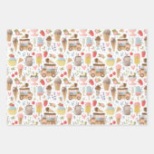 Eiscreme Truck Geschenkwrap Geschenkpapier Set (Vorderseite)