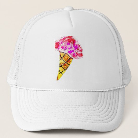 Eiscreme Truckerkappe (Vorderseite)