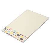 Eiscreme und gefrorene Leckereien (Lined), Notepad Notizblock (angewinkelt)