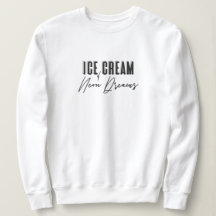 Eiscreme und Neon Dreams Crew Neck