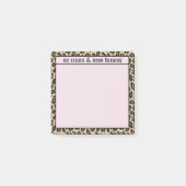 Eiscreme und Neon Dreams Nachhinweise Post-it Klebezettel (Vorderseite)