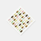 Eiscreme und Spaß zum Geburtstag Serviette (Ecke)