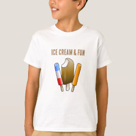 Eiscreme und Spaß zum Geburtstag T-Shirt
