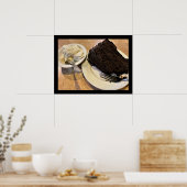 Eiscreme und Tortenplakat Poster (Küche)
