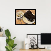 Eiscreme und Tortenplakat Poster (Heimbüro)