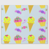 Eiscreme- und Tortenumhüllungspapier Geschenkpapier (Flach)