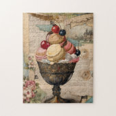 Eiscreme Vintag Collage Puzzle (Vertikal)