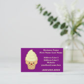 Eiscreme Visitenkarte (Stehend Vorderseite)