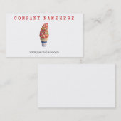 Eiscreme Visitenkarte (Vorne/Hinten)