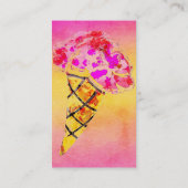 Eiscreme Visitenkarte (Rückseite)