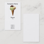 Eiscreme-Visitenkarte Visitenkarte (Vorne/Hinten)