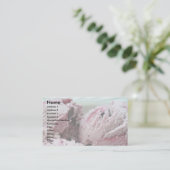 Eiscreme-Visitenkarten 001 Visitenkarte (Stehend Vorderseite)