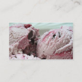 Eiscreme-Visitenkarten 001 Visitenkarte (Rückseite)