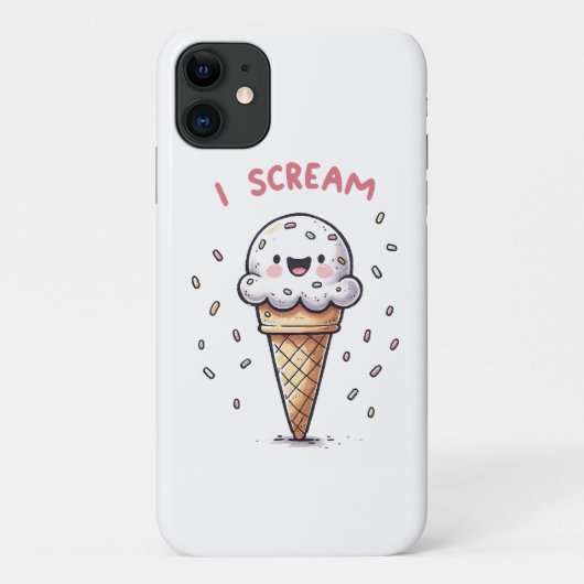 Eiscreme-Waffel mit Streuseln Case-Mate iPhone Hülle (Rückseite)