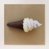 Eiscreme-Waffel Puzzle (Horizontal)