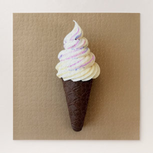 Eiscreme-Waffel Puzzle