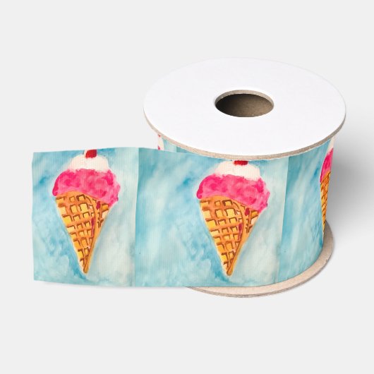 Eiscreme-Waffel Ripsband (Spule)