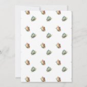 Eiscreme-Waffel Was ist die Scoop Gender Reveal Einladung (Rückseite)