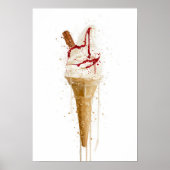 Eiscreme-Wandkunst-Druck ’99 Cone’ Poster (Vorne)