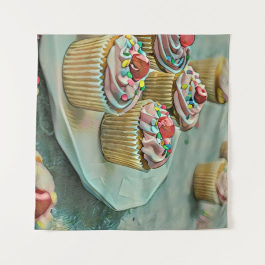 Eiscreme Wandteppich (Vorderseite (Horizontal))