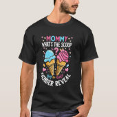 Eiscreme, was die weibliche Gendermelodie zeigt T-Shirt (Vorderseite)