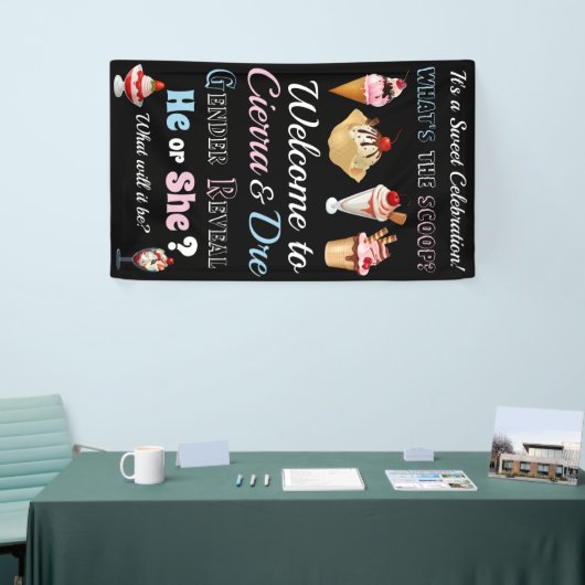 Eiscreme Was ist das Scoop Banner (Messeveranstaltung)