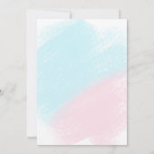 Eiscreme, was ist das Scoop-Geschlecht offenbaren  Einladung (Rückseite)